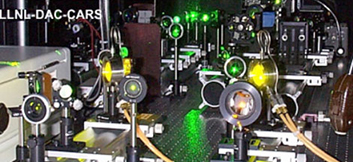 Laser equipment for CARS experiments